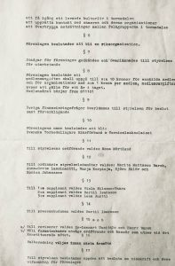 Protokoll från det allra första årsmötet för STR-T 25 oktober 1981. Sidan 2.