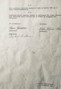 Protokoll från det allra första årsmötet för STR-T 25 oktober 1981. Sidan 3.